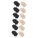 Hemoton 12 Pairs Anti-Drop Half Size Mat Shoe Protector Heel Pad Pain Heel Cushion for Loose Shoes Heel Cushion Inserts Pads Women's Shoes Protection Sponge Elastic Fabric Adhesive