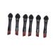 20pcs Portable Makeup Tool Eyeshadow Applicators Short Eyeshadow Brush Sponge Eye Makeup Black Makeup Brushes Double Sided Makeup Brushes Lipstick Oblique Head Mini Miss