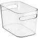 Shop MDesign Bathroom Storage Basket - Versatile Organizer for Cosmetics Shampoo Lotion & Towels - Transparent Design for Stylish Organization - Buy Online on GoSupps.com