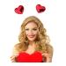 Red Sequin Love Heart Headband Party Hair Accessory for Holiday Festivals - Oarkive - Buy Online on GoSupps.com