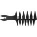Wide Tooth Hair Comb Double Sided Oil Styling Comb for Men Portable ABS Material (Black) - Buy Online on GoSupps.com