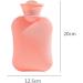500ML Pink Rubber Hot Water Bottle - Soft & Cozy Heating for Neck Shoulders Back Legs & Waist - International Shipping Available - Buy Online on GoSupps.com