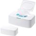 Tundwhite 2 Pack Wet Wipes Box Wet Wipes Dispenser for Home and Office (White)
