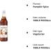 Monin Premium Pumpkin Spice Syrup 1L - Delicious Fall Flavor for Coffee and Cocktails - Buy Online on GoSupps.com
