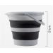 Mop Bucket Folding Bucket Portable Outdoor Travel Water Bucket Fishing Bucket Household Space Saving with Carry Handle - Buy Online on GoSupps.com