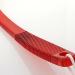 Kosmetex Colored Bath Brush - Hygienic Transparent Plastic Sauna Brush with Long Handle - Red - Buy Online on GoSupps.com