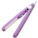 Purple Mini Hair Curler Werdeny Ceramic Mini Hair Curler for Short Hair Fine Hair 2 in 1 Mini Ceramic Curler and Hair Straightener Mini Curling Iron 1/2 Inch Barrel Short Hair Irons