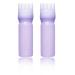 Hair Dye Brush Bottle Hair Dyeing Bottle Applicator Brush Squeeze Hair Color Oiling Bottles Root Comb Applicator Bottle Hair Oil Bottle with Graduated Brush 120ML (2PCS Purple)