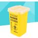 EXCEART Small Flip Top Sharps Disposal Container for Diabetic Needles - Yellow - Buy Online on GoSupps.com