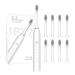 Sonic Electric Toothbrushes 8 Brush Heads Electric Toothbrush Deep Clean 5 Modes Rechargeable Electric Toothbrushes Fast Charge Last 30 Days (White)