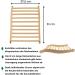 Shop 2x Hofmeister Ergonomic Sauna Backrest - High-Quality Linden Wood 51 cm Non-Slip Support Made in Europe - Buy Online on GoSupps.com