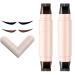 DOCRIN Eyeliner 2piece set with doublesided eyeliner stencils and rotating eyeliner stamps waterresistant natural durable quickdrying waterproof