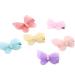 Frcolor Baby Girls Hair Clips Toddlers Bow Pearl Kids Hair Butterfly Snap Clips Barrettes (8 Pieces)