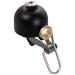 Bicycle Bell Adult Bicycle Horn (Brass and Aluminum Bicycle Bell) Stylish and Small Mini Bicycle Bell for Road Mountain Black