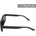 Global Vision Reading Glasses +2.25 Magnification - Gray Frame Clear Lens & Polarized Clip-On Shades for Ultimate Comfort - Buy Online on GoSupps.com