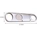amropi Stainless Steel Cigar Cutter Silver Guillotine Double Blades in Gift Pouch 1 Pack (Silver x 1) - Buy Online on GoSupps.com