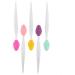 ZHIYE 5-Piece Silicone Exfoliating Lip Brush Set for Smoother & Fuller Lips - Buy Online on GoSupps.com