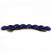 Antique style faceted pearl hair clip 7 cm blue