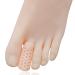 10 Pieces Gel Toe Sleeves Corn Cushion Silicone Toe Tubes Protectors for Cushions Corns Blisters Nail Issue Reduce Friction Bunions Hammer Toes (Beige Medium)