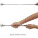 Ggnaxivs Back Scraper - Retractable Stainless Steel Handle | Body Massager & Head Scraper | International Shipping Available - Buy Online on GoSupps.com