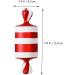 Zerodeko 1pc Christmas Candy Decoration christmas tree Cosmetics candy decorate Xmas Adornment outdoor christmas decorations decor Ornament pendant pvc set red Christmas household Red 15X6X6CM - Buy Online on GoSupps.com