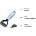nuoshen Pet Grooming Dematting Comb Double Sided Teeth Blade Dog Undercoat Rake Comb Pet Rake Comb for Dogs and Cats Removes Loose Undercoat - Buy Online on GoSupps.com