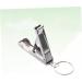 Healeved Stainless Steel Keychain Stainless Steel Bottle Opener Nail Clipper Key Chain Fold - Buy Online on GoSupps.com