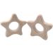 Wendysun 10pcs Cartoon Wood Teether Set - Natural Animal & Star Shape Baby Teething Toy - Buy Online on GoSupps.com