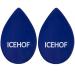 IceHOF replacement cooling pads (2x) for wisdom teeth - 14 cm x 9 cm - for more cooling according to tooth op - cooling pack wisdom wisdom tooth cooling compress cool pads face replacement cooling pads 2.0