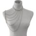 JWICOS Gold Miami Cuban Link Body Chain - Luxury Chunky Multi-Layer Tassel Accessories for Women & Girls - Silver Bohemian Style - Buy Online on GoSupps.com