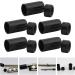 5 Set C Flute Protector Covers | Flute Accessories & Repair Tools | Brass Fittings & Plastic Hole Plugs for Flute Protection - Buy Online on GoSupps.com