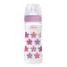 Chicco Wellbeing Anticolic Baby Bottle with Silicone Teat and Fast Flow 4m + 330ml Pink