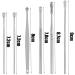 6PCS Stainless Steel Ear Spoon Set with PU Leather Case - Portable and Compact Ear Picking Tools - Buy Online on GoSupps.com