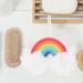 Rainbow Shaped Cloud Bath Ball Baby Scrubber - Portable Body Sponge for Infants | International Shipping Available - Buy Online on GoSupps.com