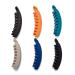 NUNUHOME Girls Beauty Accessory Banana Hair Clip - Dark Brown & Teal | Orange Navy Pastel Brown Teal - Buy Online on GoSupps.com