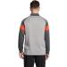 Men's Slim Fit Quarter Zip Golf Pullover - Performance Wicking Raglan Long Sleeve Sweatshirt | Dark Grey/Light Grey/Orange - Large - Buy Online on GoSupps.com