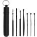 MACIMO 7PCS Ear Cleaner Earwax Removal Tool Set - Reusable Ear Cleaning Spring Spoon Kit (Color B) - Buy Online on GoSupps.com