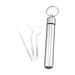 Cartridge Single Stainless Device Plug Set Steel Toothpick Hook Thread Tooth Tools & Home Improvement Electric Ear Vacuum Ear Wax Silver One Size