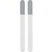 LEIGHTON DENNY Set of 2 Large Crystal Nail Files (195mm) with Cases Grey White 195mm - Buy Online on GoSupps.com