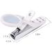SVAASA Nail Clippers Adult Nail Clippers Plastic/Carbon Steel White Nail Clippers 13 * 4.2 * 1.7CM Function Magnifying Glass Nail Clippers Can Rotate - Buy Online on GoSupps.com