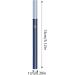 Liquid Eyeliner Waterproof | 1ml Waterproof Smudge Proof Eyeliner | Liquid Liner for Precise Definition Quick Drying Formula Eye Makeup for Bold Looks Black - Buy Online on GoSupps.com