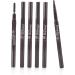 Didiseaon 2pcs 2 1 Eyebrow Brush Brow Spoolie Brush Coffee Eyebrow Pencil Filler Water Proof To Rotate - Buy Online on GoSupps.com