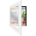 Internovo White Children Art Picture Frame - A4 Front Opening Design with Elastic Bands - 32x24x2.7cm for Kids Drawings - Buy Online on GoSupps.com