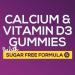 Sugar Free Calcium Gummy with Vitamin D3 for Immune & Bone Health - 120 Non-GMO Orange Flavor Gummies - Buy Online on GoSupps.com