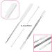 2Pcs Makeup Spatula metal Beauty Stainless Steel Cosmetics Metal Spatula Mixing Tool - Buy Online on GoSupps.com