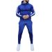 Hanxiulin training suit for men jogging suit casual zipper training suit autumn and winter leisure clothes sports pants and training jacket