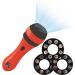 LEXIBOOK Miraculous Torch Light & Projector with 3 Discs - 24 Images | Tales of Ladybug & Cat Noir | Create Your Own Stories - Buy Online on GoSupps.com
