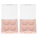 Minkissy Make-up blid shadow 2PCs empty eyeshadow-compact make-up- 4 grids eyeshadow storage fall make-up