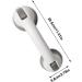 Suction Bathroom Grab Rails Shower Handle Support Grab Handle Portable Mobility Aids Safety Handle for Children Elderly Injury and Disability Aids (2Pack) - Buy Online on GoSupps.com
