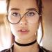 Buy Kachawoo Half Rimless Eyeglasses - S Shape Metal Round Anti Blue Light Glasses - Black Gold Frame - International Shipping Available - Buy Online on GoSupps.com